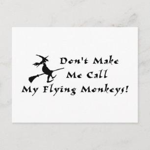 Flying Monkeys Postcard