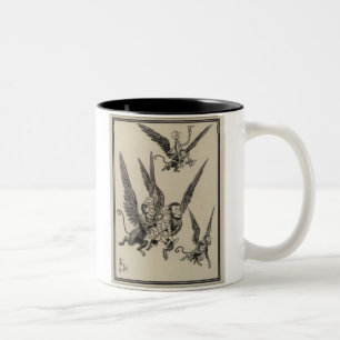 Flying Monkeys Two-Tone Coffee Mug