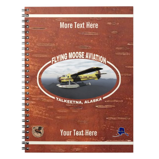 Flying Moose Aviation de Havilland DH3-C Otter Notebook (Front)