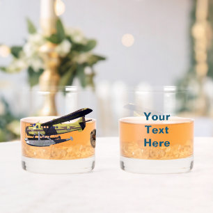 Flying Moose Aviation de Havilland Otter - Welcome Whiskey Glass