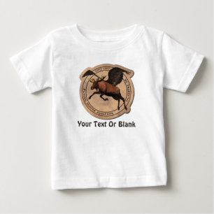 Flying Moose Aviation Patch Baby T-Shirt
