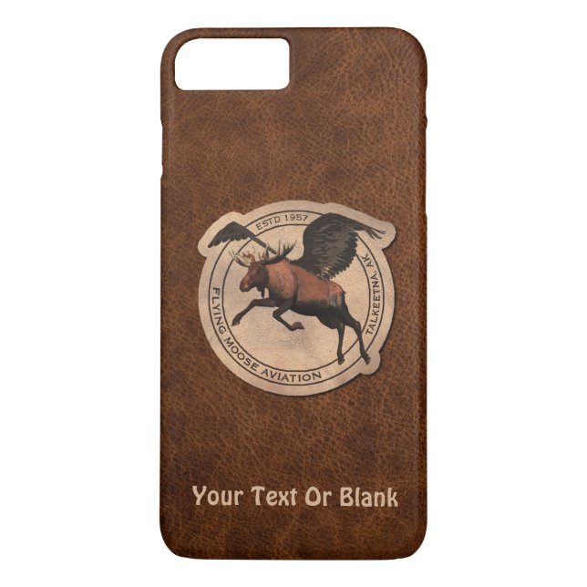 Flying Moose Aviation Patch Case-Mate iPhone Case (Back)