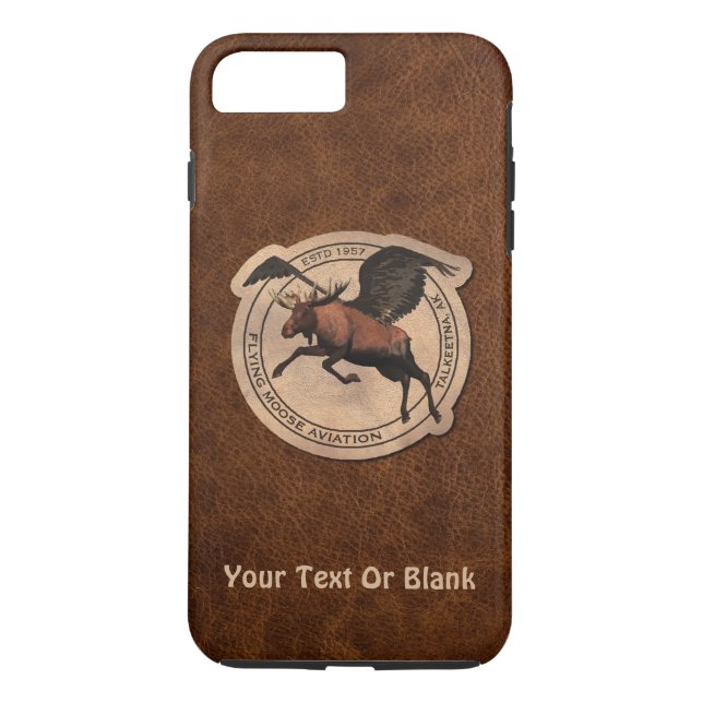 Flying Moose Aviation Patch Case-Mate iPhone Case (Back)
