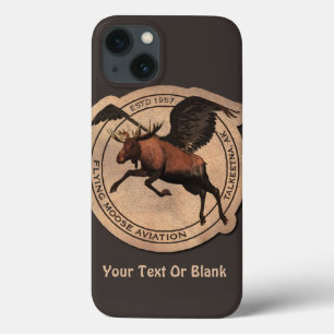 Flying Moose Aviation Patch iPhone 13 Case