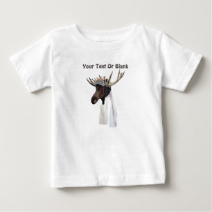 Flying Moose Aviation Pilot Baby T-Shirt