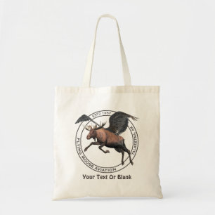 Flying Moose Aviation Tote Bag