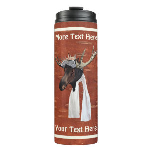 Flying Moose Bush Pilot Thermal Tumbler