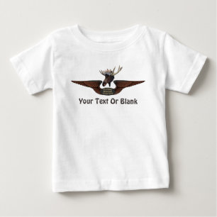 Flying Moose Bush Pilot Wings Baby T-Shirt