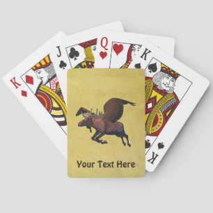 Flying Moose Playing Cards