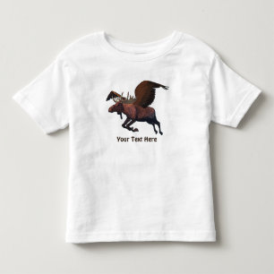 Flying Moose Toddler T-Shirt