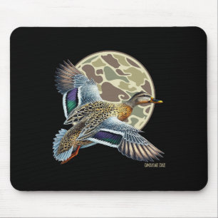 Flying Mottled Duck Camouflage Camo Duck Hunting C Mouse Mat