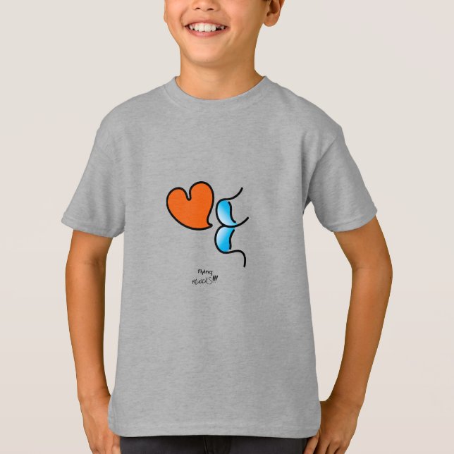 flying muackS!!! - Blue Boys' T-Shirt (Front)