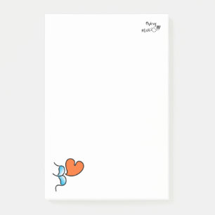 flying muackS!!! - Blue Post-it Notes