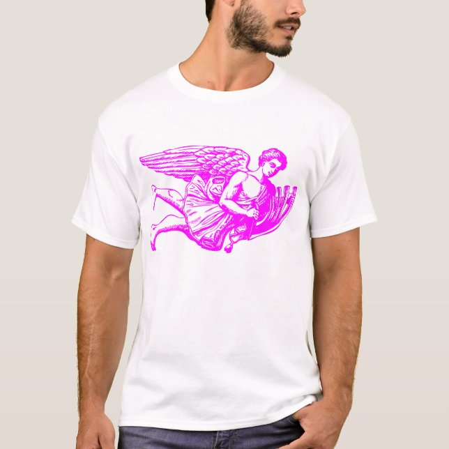 Flying Musical Angel T-Shirt (Front)