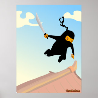 Flying Ninja Poster