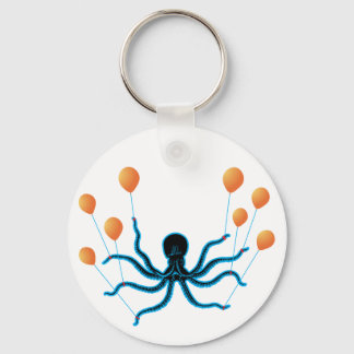 Flying Octopus Key Ring