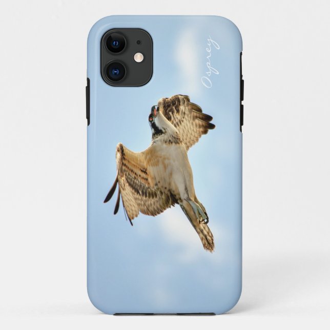 Flying Osprey Fish-Eagle Wildlife Photo Scene Case-Mate iPhone Case (Back)
