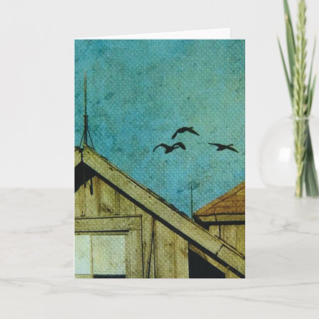 Flying Over Card (Front)
