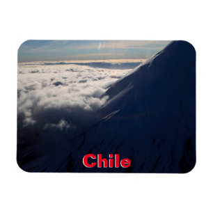 Flying over Osorno Volcano, Chile Magnet