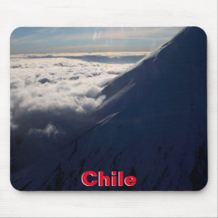 Flying over Osorno Volcano, Chile Mouse Mat