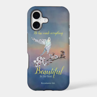 Flying Parakeet and Encouraging Verse