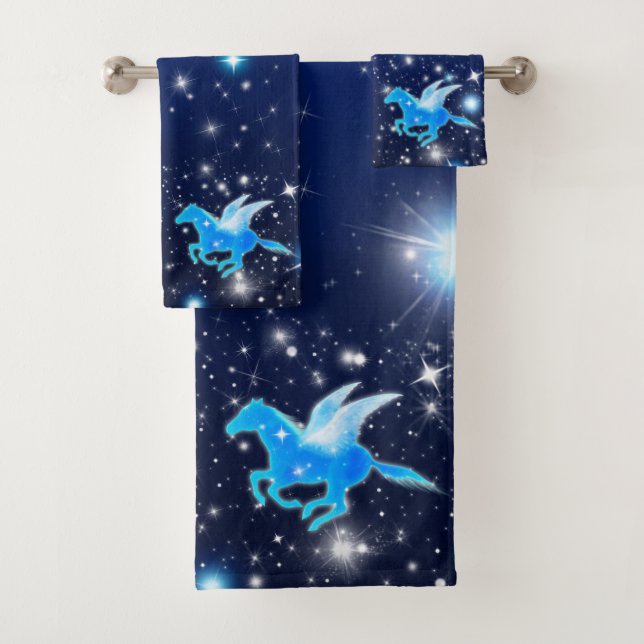 Flying Pegasus Bath Towel Set (Insitu)