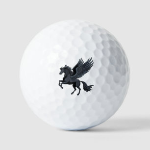 Flying pegasus golf balls