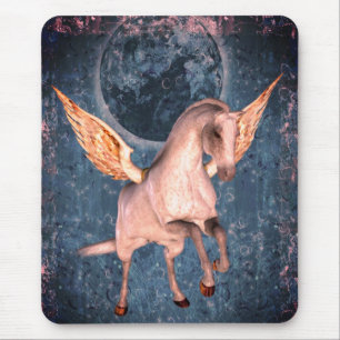 Flying Pegasus Horse Fantasy Art Mouse Mat
