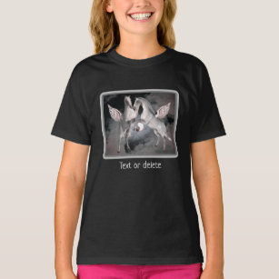 Flying Pegasus Horses Fantasy Art Personalised T-Shirt
