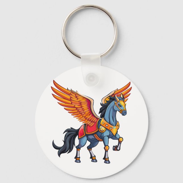 Flying pegasus key ring (Front)