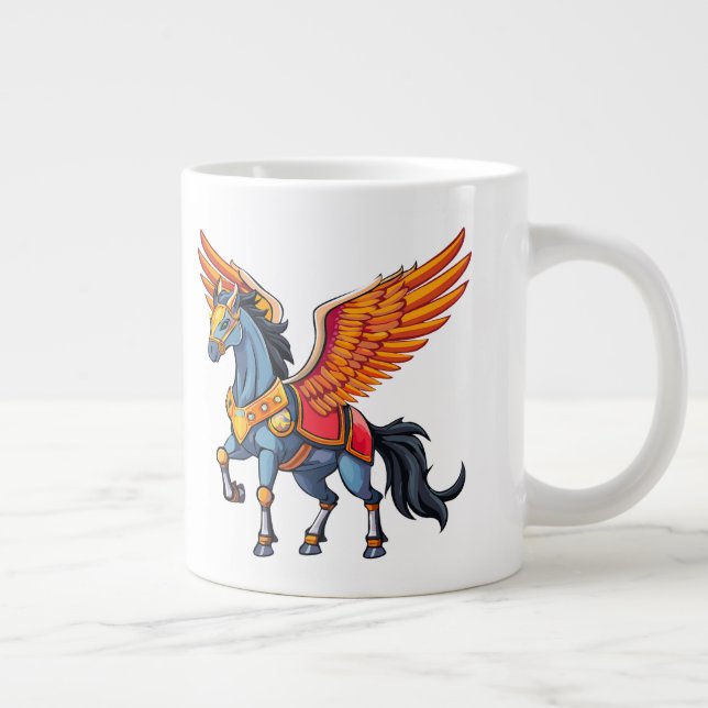 Flying pegasus large coffee mug (Right)