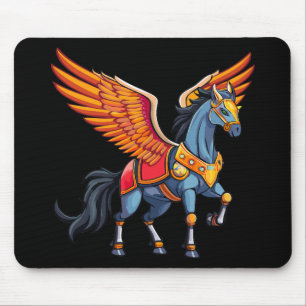 Flying pegasus mouse mat