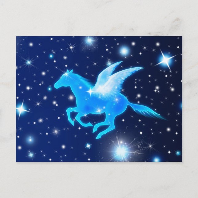 Flying Pegasus Postcard (Front)