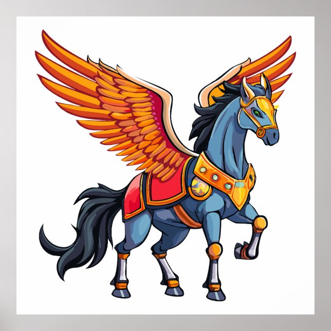 Flying pegasus poster (Front)