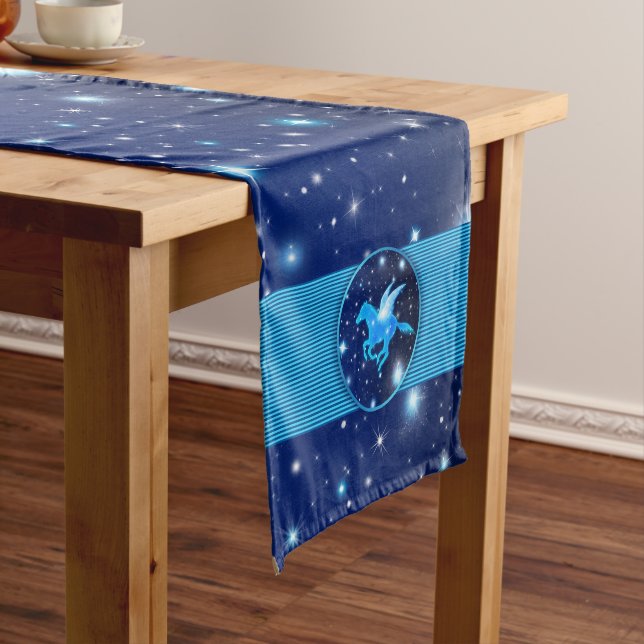 Flying Pegasus Short Table Runner (In Situ)