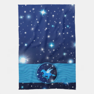 Flying Pegasus Tea Towel
