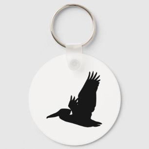 Flying Pelican Key Ring