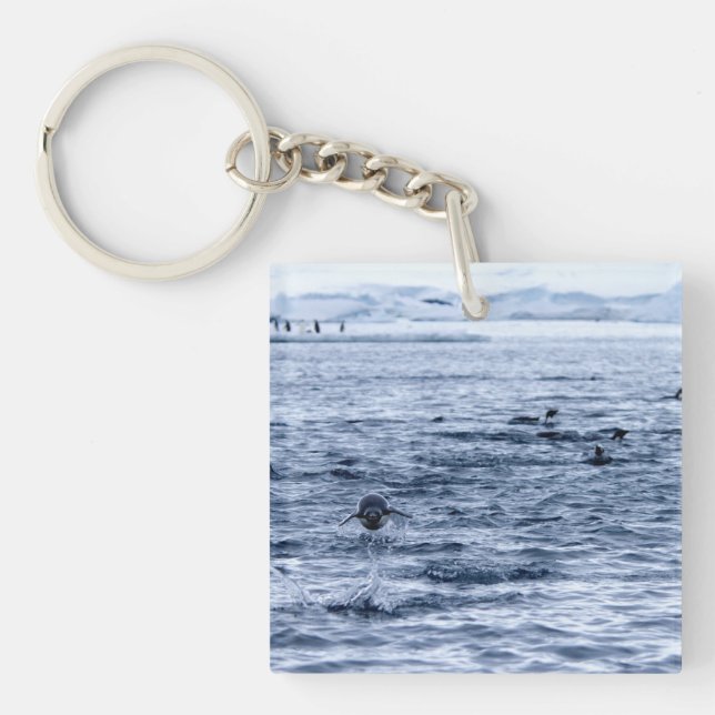Flying penguin key ring (Front)