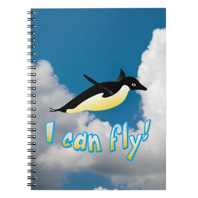 Flying penguin notebook (Front)