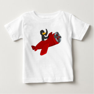 Flying penguing cartoon baby T-Shirt