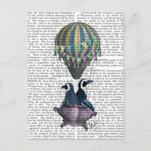 Flying Penguins Postcard