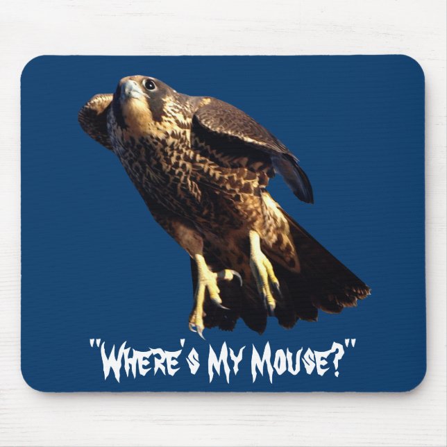 Flying PEREGRINE FALCON Collection Mouse Mat (Front)