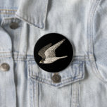 Flying Peregrine Falcon Colored Pencil Art 7.5 Cm Round Badge<br><div class="desc">Check out this awesome colored pencil illustration of a flying falcon. Check out my shop for more designs too!</div>