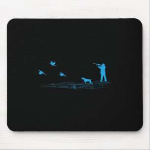 Flying Pheasant Graphic Upland Bird Hunter Dog Hun Mouse Mat