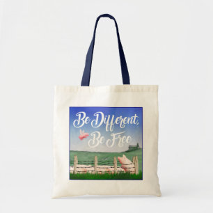 Flying Pig-Be Different Tote Bag