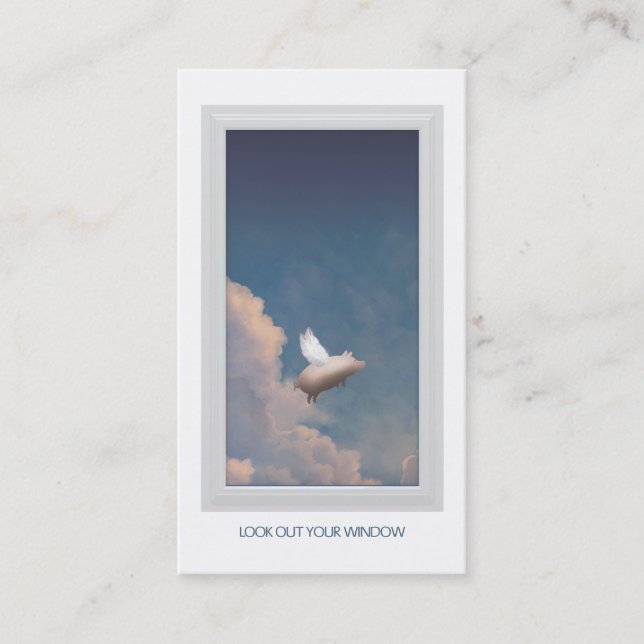 flying pig business card (Front)