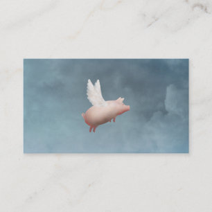 flying pig business card
