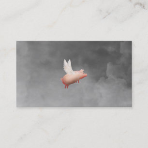flying pig business cards