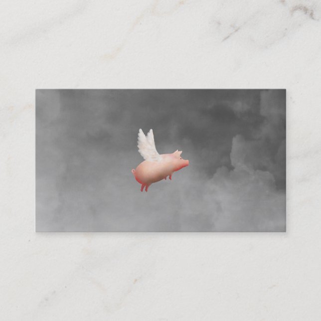 flying pig business cards (Front)