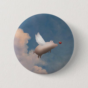 flying pig button